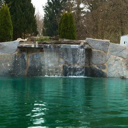 Luxury With Swimming Pond Nature Escape Upper Austria Feriehus